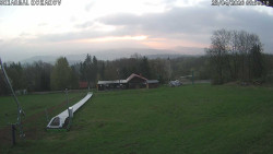 Spodní část sjezdovky