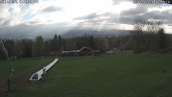 Spodní část sjezdovky