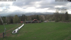 Spodní část sjezdovky