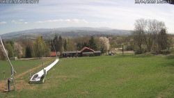 Spodní část sjezdovky