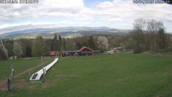 Spodní část sjezdovky