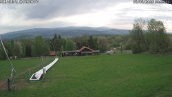 Spodní část sjezdovky