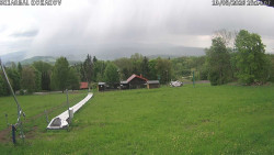 Spodní část sjezdovky