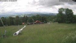 Spodní část sjezdovky