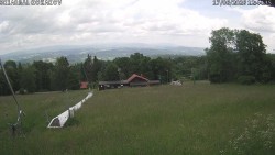 Lower part of the ski slope