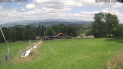 Lower part of the ski slope