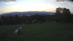 Lower part of the ski slope