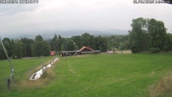 Lower part of the ski slope