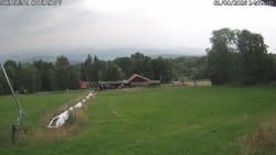 Lower part of the ski slope