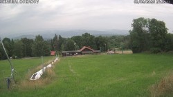 Lower part of the ski slope