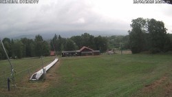 Lower part of the ski slope