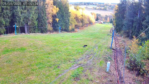 Lyžařský areál Hradiště - Sjezdovka - 26.10.2025 v 07:02 Lyžařský areál Hradiště - Sjezdovka - 26.10.2025 v 07:02
