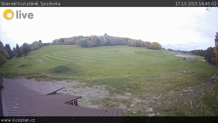 Skiareál Kozí pláně - Sjezdovka - 17.10.2025 v 14:45 Skiareál Kozí pláně - Sjezdovka - 17.10.2025 v 14:45
