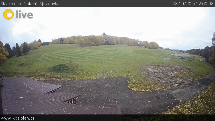 Skiareál Kozí pláně - Sjezdovka - 28.10.2025 v 12:00 Skiareál Kozí pláně - Sjezdovka - 28.10.2025 v 12:00