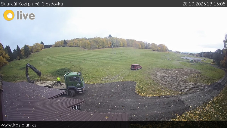 Skiareál Kozí pláně - Sjezdovka - 28.10.2025 v 13:15 Skiareál Kozí pláně - Sjezdovka - 28.10.2025 v 13:15