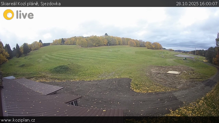 Skiareál Kozí pláně - Sjezdovka - 28.10.2025 v 16:00 Skiareál Kozí pláně - Sjezdovka - 28.10.2025 v 16:00