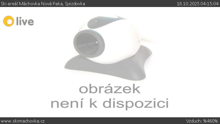 Ski areál Máchovka Nová Paka - Sjezdovka - 18.10.2025 v 04:15 Ski areál Máchovka Nová Paka - Sjezdovka - 18.10.2025 v 04:15