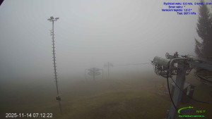 Lyžařský areál Mikulčin vrch - Sjezdovka Lopata - 14.11.2025 v 07:15 Lyžařský areál Mikulčin vrch - Sjezdovka Lopata - 14.11.2025 v 07:15