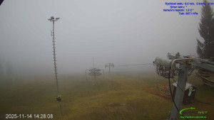 Lyžařský areál Mikulčin vrch - Sjezdovka Lopata - 14.11.2025 v 14:31 Lyžařský areál Mikulčin vrch - Sjezdovka Lopata - 14.11.2025 v 14:31