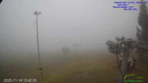 Lyžařský areál Mikulčin vrch - Sjezdovka Lopata - 14.11.2025 v 15:45 Lyžařský areál Mikulčin vrch - Sjezdovka Lopata - 14.11.2025 v 15:45