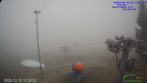 Lyžařský areál Mikulčin vrch - Sjezdovka Lopata - 15.12.2025 v 13:32 Lyžařský areál Mikulčin vrch - Sjezdovka Lopata - 15.12.2025 v 13:32