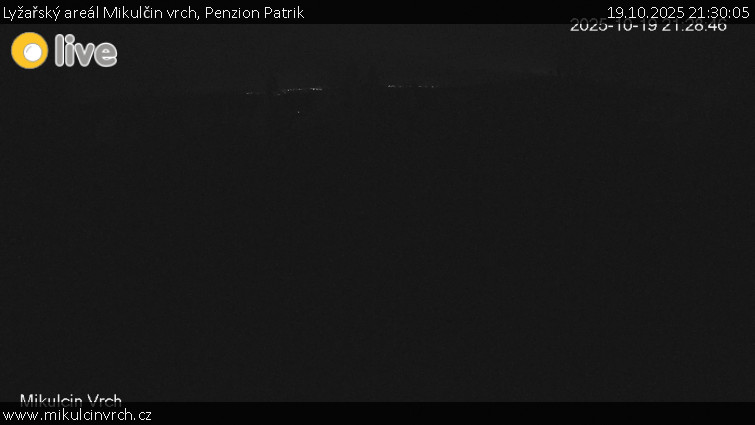 Lyžařský areál Mikulčin vrch - Penzion Patrik - 19.10.2025 v 21:30 Lyžařský areál Mikulčin vrch - Penzion Patrik - 19.10.2025 v 21:30