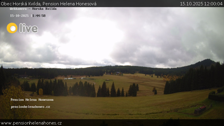Obec Horská Kvilda - Pension Helena Honesová - 15.10.2025 v 12:00 Obec Horská Kvilda - Pension Helena Honesová - 15.10.2025 v 12:00