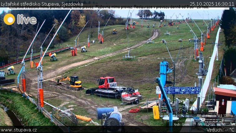 Lyžařské středisko Stupava - Sjezdovka - 25.10.2025 v 16:30 Lyžařské středisko Stupava - Sjezdovka - 25.10.2025 v 16:30