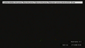 Lyžařské středisko Stupava - Sjezdovka - 27.10.2025 v 05:30 Lyžařské středisko Stupava - Sjezdovka - 27.10.2025 v 05:30