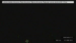 Lyžařské středisko Stupava - Sjezdovka - 14.11.2025 v 05:15 Lyžařské středisko Stupava - Sjezdovka - 14.11.2025 v 05:15