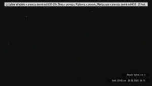 Lyžařské středisko Stupava - Sjezdovka - 20.12.2025 v 04:15 Lyžařské středisko Stupava - Sjezdovka - 20.12.2025 v 04:15