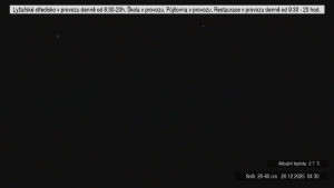 Lyžařské středisko Stupava - Sjezdovka - 20.12.2025 v 04:30 Lyžařské středisko Stupava - Sjezdovka - 20.12.2025 v 04:30