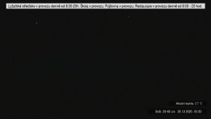 Lyžařské středisko Stupava - Sjezdovka - 20.12.2025 v 05:00 Lyžařské středisko Stupava - Sjezdovka - 20.12.2025 v 05:00