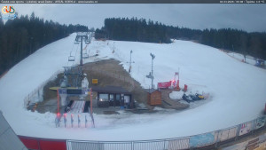 Lyžařský areál Zadov - Sjezdovka Kobyla - 4.4.2026 v 06:15 Lyžařský areál Zadov - Sjezdovka Kobyla - 4.4.2026 v 06:15