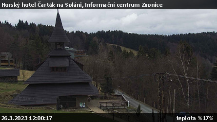 Horský hotel Čarták na Soláni - Informační centrum Zvonice - 26.3.2023 v 12:00