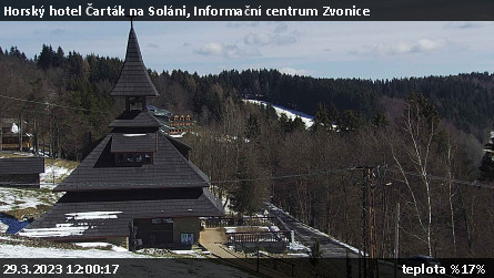 Horský hotel Čarták na Soláni - Informační centrum Zvonice - 29.3.2023 v 12:00