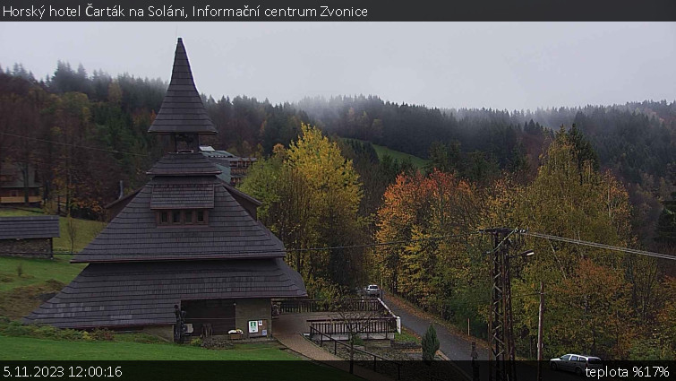 Horský hotel Čarták na Soláni - Informační centrum Zvonice - 5.11.2023 v 12:00 Horský hotel Čarták na Soláni - Informační centrum Zvonice - 5.11.2023 v 12:00