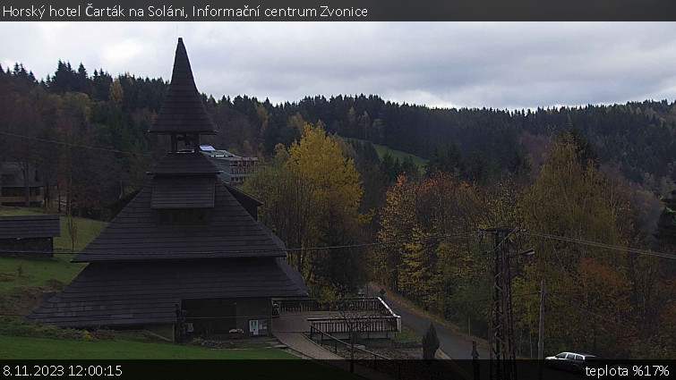 Horský hotel Čarták na Soláni - Informační centrum Zvonice - 8.11.2023 v 12:00 Horský hotel Čarták na Soláni - Informační centrum Zvonice - 8.11.2023 v 12:00