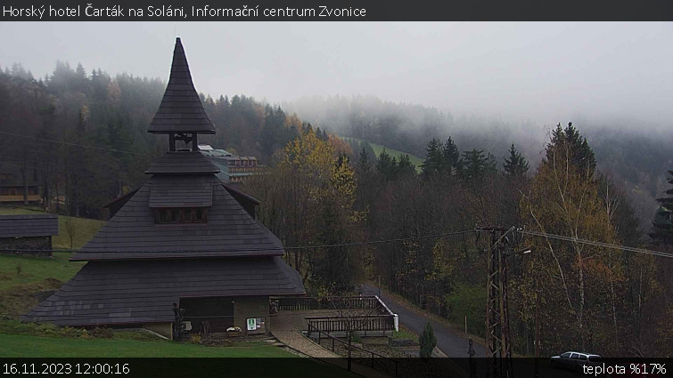 Horský hotel Čarták na Soláni - Informační centrum Zvonice - 16.11.2023 v 12:00 Horský hotel Čarták na Soláni - Informační centrum Zvonice - 16.11.2023 v 12:00