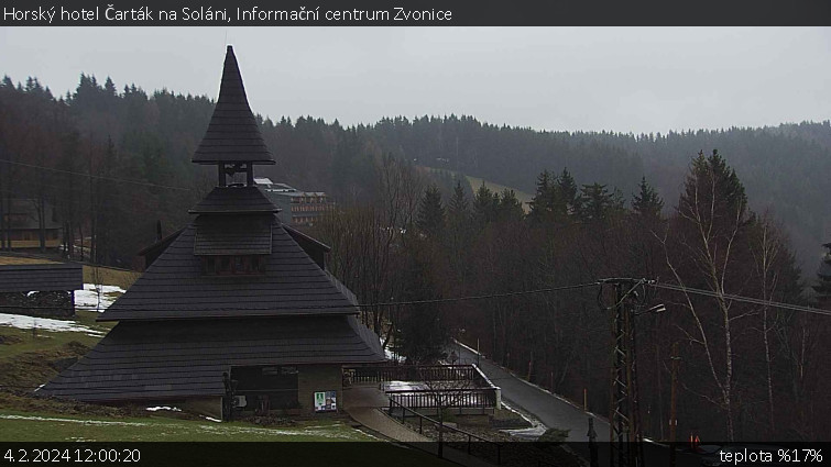 Horský hotel Čarták na Soláni - Informační centrum Zvonice - 4.2.2024 v 12:00 Horský hotel Čarták na Soláni - Informační centrum Zvonice - 4.2.2024 v 12:00
