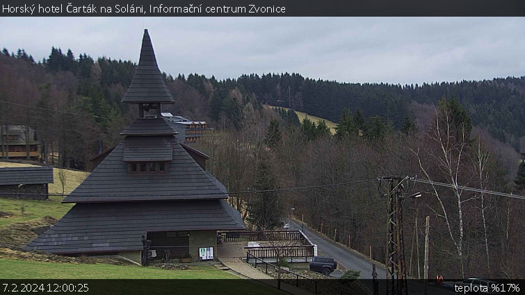 Horský hotel Čarták na Soláni - Informační centrum Zvonice - 7.2.2024 v 12:00 Horský hotel Čarták na Soláni - Informační centrum Zvonice - 7.2.2024 v 12:00