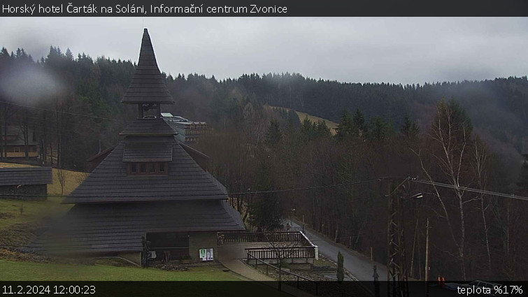 Horský hotel Čarták na Soláni - Informační centrum Zvonice - 11.2.2024 v 12:00 Horský hotel Čarták na Soláni - Informační centrum Zvonice - 11.2.2024 v 12:00