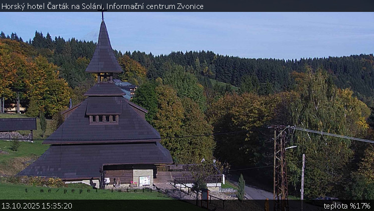 Horský hotel Čarták na Soláni - Informační centrum Zvonice - 13.10.2025 v 15:35 Horský hotel Čarták na Soláni - Informační centrum Zvonice - 13.10.2025 v 15:35