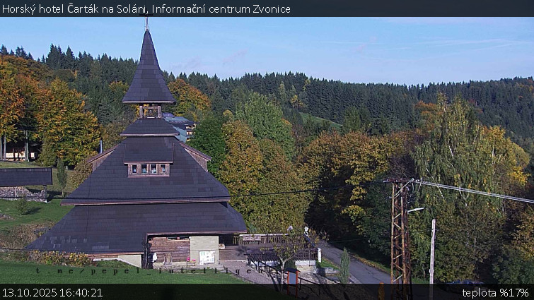Horský hotel Čarták na Soláni - Informační centrum Zvonice - 13.10.2025 v 16:40 Horský hotel Čarták na Soláni - Informační centrum Zvonice - 13.10.2025 v 16:40