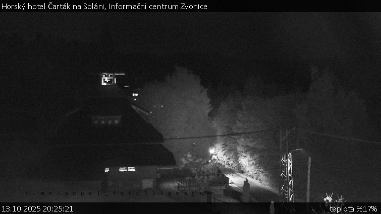 Horský hotel Čarták na Soláni - Informační centrum Zvonice - 13.10.2025 v 20:25 Horský hotel Čarták na Soláni - Informační centrum Zvonice - 13.10.2025 v 20:25
