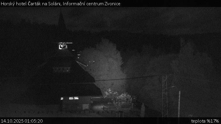 Horský hotel Čarták na Soláni - Informační centrum Zvonice - 14.10.2025 v 01:05 Horský hotel Čarták na Soláni - Informační centrum Zvonice - 14.10.2025 v 01:05