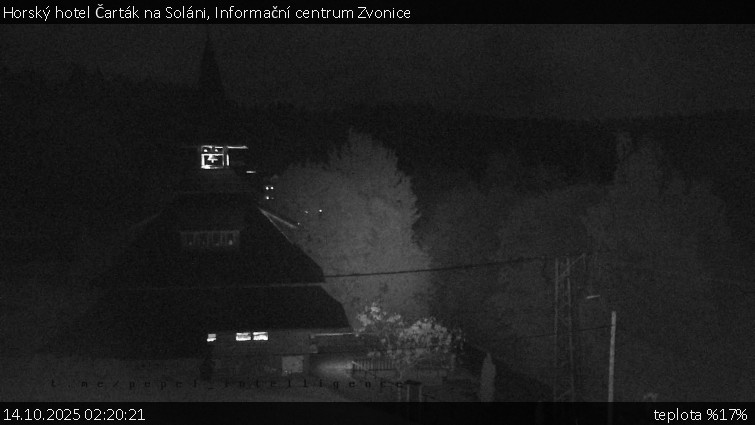 Horský hotel Čarták na Soláni - Informační centrum Zvonice - 14.10.2025 v 02:20 Horský hotel Čarták na Soláni - Informační centrum Zvonice - 14.10.2025 v 02:20