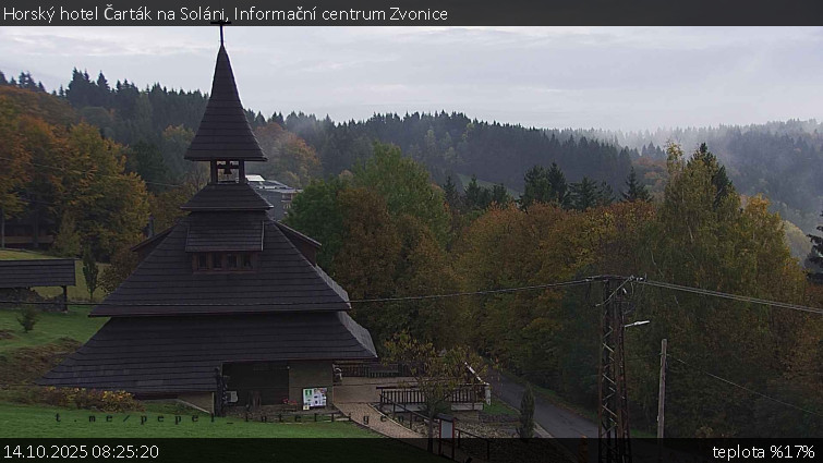 Horský hotel Čarták na Soláni - Informační centrum Zvonice - 14.10.2025 v 08:25 Horský hotel Čarták na Soláni - Informační centrum Zvonice - 14.10.2025 v 08:25