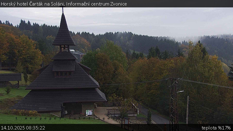 Horský hotel Čarták na Soláni - Informační centrum Zvonice - 14.10.2025 v 08:35 Horský hotel Čarták na Soláni - Informační centrum Zvonice - 14.10.2025 v 08:35