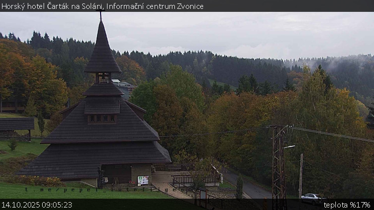Horský hotel Čarták na Soláni - Informační centrum Zvonice - 14.10.2025 v 09:05 Horský hotel Čarták na Soláni - Informační centrum Zvonice - 14.10.2025 v 09:05